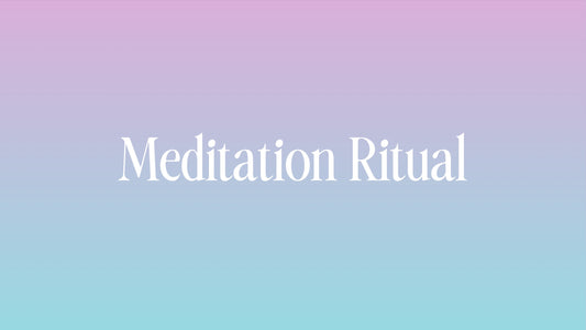 En ritual som förbereder inför meditation och fördjupar din medvetna närvaro