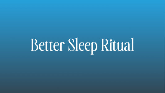 En ritual som guidar dig till bättre och mer sömn 