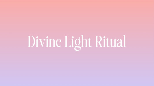 En ritual för ökat medvetande och högre kontakt som alstrar ljus energi