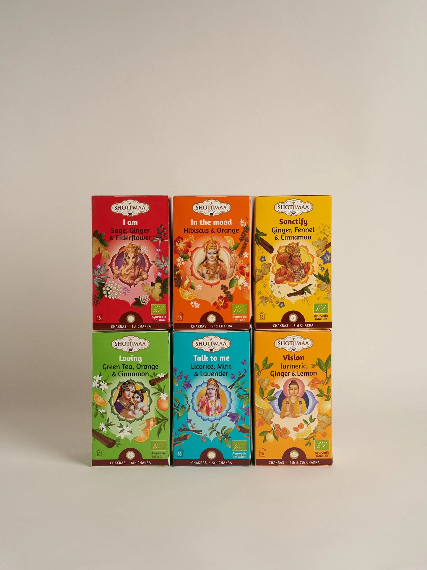 7 Chakra Herbal Tea Collection