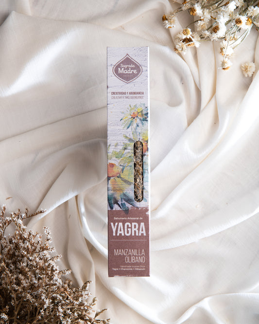 Yagra, Chamomile & Frankincense Incense Sticks Sagrada Madre