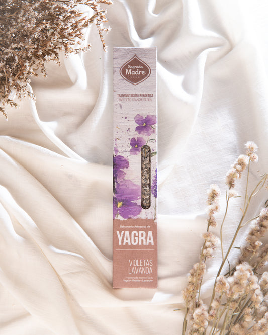 Yagra, Violet and Lavender Incense Sticks Sagrada Madre