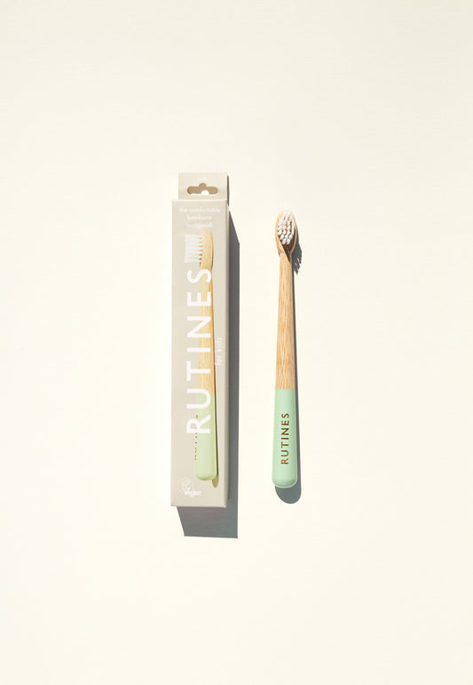 Kids toothbrush Soft Mint Green Rutines