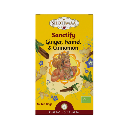 Ginger, Fennel & Cinnamon Organic Herbal Tea Shoti Maa