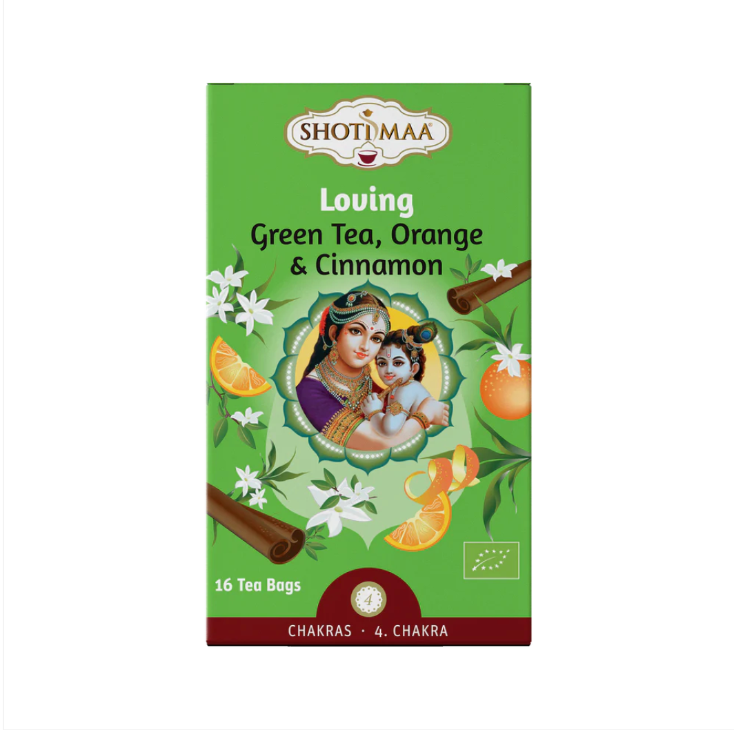Green Tea, Orange &amp; Cinnamon Organic Herbal Tea Shoti Maa