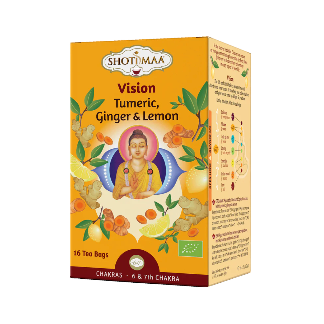 Tumeric, Ginger & Lemon Organic Herbal Tea Shoti Maa