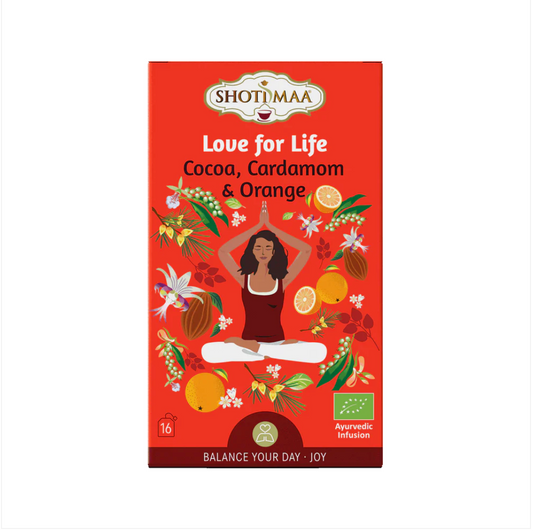 Love for life - Cocoa, Cardamom & Orange Organic Herbal Tea Shoti Maa