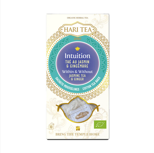 Intuition Jasmine & Ginger Organic Herbal Hari Tea