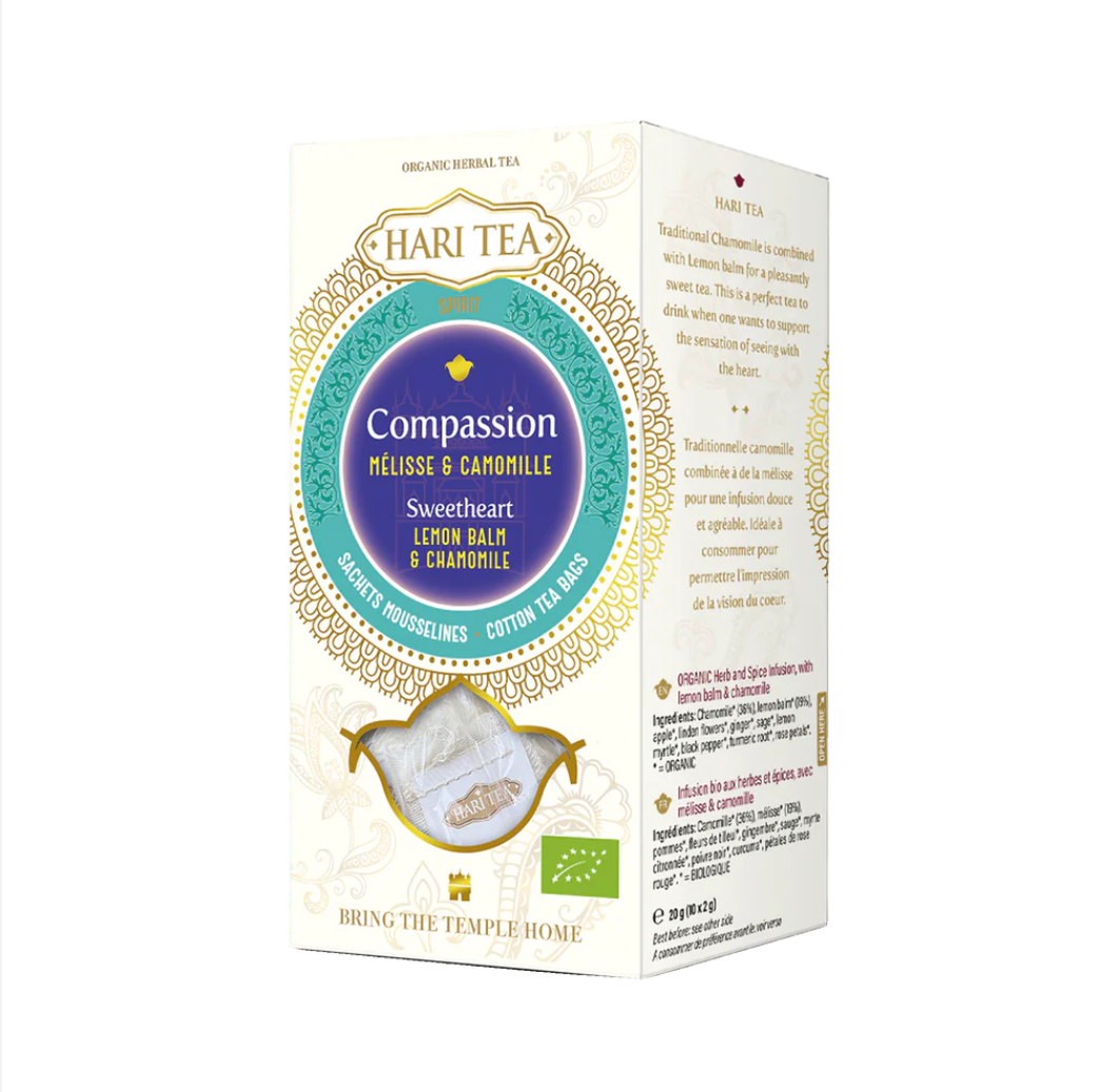 Compassion Chamomile & Lemon Balm Organic Herbal Hari Tea