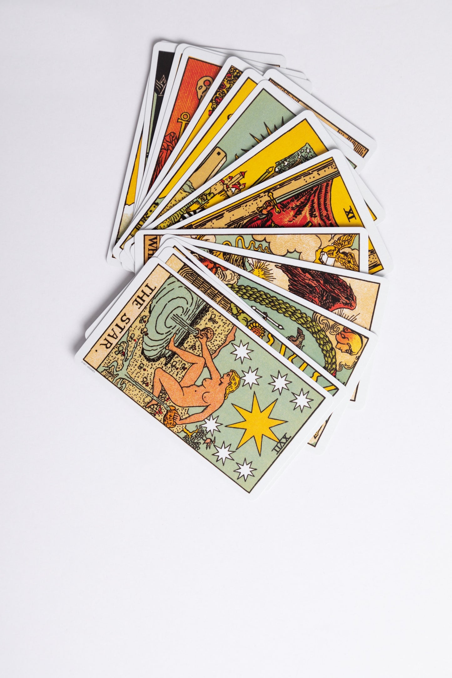 A.E Waite Tarot Cards (standard) Blue Edition