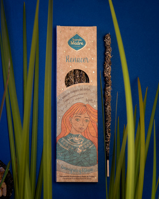 Water Element Lemongrass & Frankincense Incense Sticks Sagrada Madre
