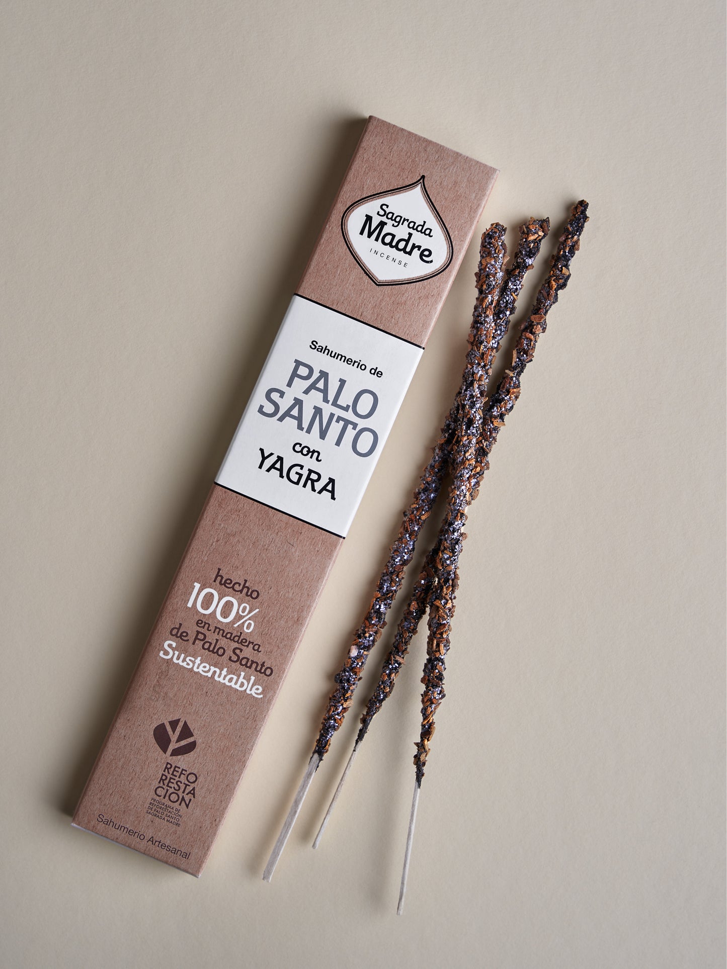 Sagrada Madre Incense Stick  Palo Santo & Roses. - Terra Vita Shop
